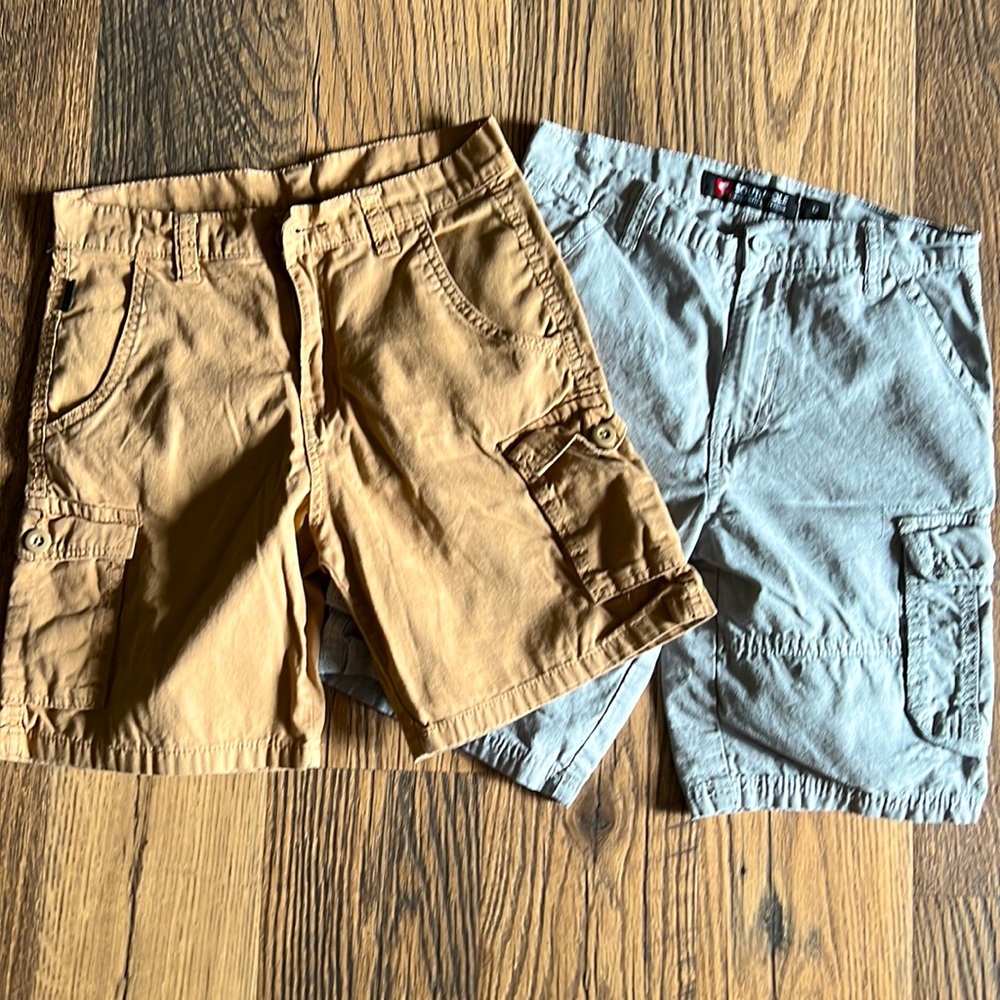 2 pair boys cargo shorts size 12. Ring Of Fire, Southpole Authentic Collection
